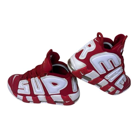 Nike x Supreme Uptempo Red/White 902290-600 Size 7 - Picture 1 of 15
